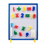 MAGNETIC/BLACK BOARD ENGLISH LETTERS AND NUMBERS LUNA