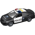 POLICE CAR1:14 BLACK FRICTION WITH SOUND AND LIGHT 30X13X16,5CM LUNA