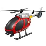 FIRE RESCUE HELICOPTER 1:14 RED WITH LIGHT AND SOUND 31,5X11,5X17,3CM LUNA