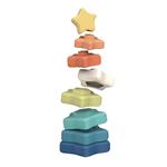 Stacking Tower Star 8Pcs Luna Toys 9x9x19cm.