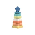 Stacking Tower Star 8Pcs Luna Toys 9x9x19cm.