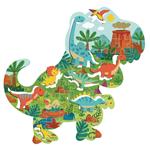 Puzzle Dinosaurs Luna Toys with 8 Shapes 48Pcs 25x35cm.