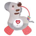 PLUSH MUSIC HANGING ANIMAL WITH TEETHER 18Χ8Χ25CM 4DES LUNA