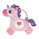 Plush Music Hanging Animal Luna Toys with Teether 18x8x25cm. 4 Designs