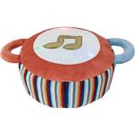 Plush Drum Luna Toys with light and music 22x13x30cm.