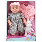 BABY DOLL 35,5CM WITH JACKET AND ANIMAL 2DES LUNA