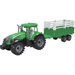 Tractor Friction Luna Toys with high trailer and sound 48x12,8x15,5cm.