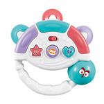 Rattle Tambourine Luna Toys with music & light 13x5,7x18cm. 2 Colors