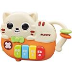 Piano Cat Luna Toys with music and light 19,4x4,7x16,7cm. 2 Colors