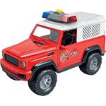 CAR OFF-ROAD FIRE RESCUE 1:16 FRICTION 28,5Χ12,5Χ17,5CM WITH SOUND & LIGHT LUNA