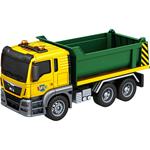 DUMP TRUCK 1:14 FRICTION 31Χ12Χ18CM WITH SOUND & LIGHT LUNA