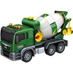 CONCRETE MIXER TRUCK 1:10 FRICTION 37Χ14Χ21CM WITH  SOUND & LIGHT LUNA