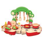 Suitcase Mushroom Cooking Set Luna Toys 32Pcs 27x13,5x24cm.