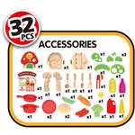 SUITCASE MUSHROOM COOKING SET 32PCS 27Χ13,5Χ24CM LUNA