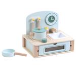 WOODEN TABLE KITCHEN SET 8PCS 29,5X22,5X25,5CM LUNA