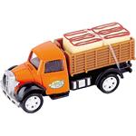 VEHICLE FARMING TRUCK METALLIC PULL BACK 1:55 12X4,5X6,5CM 4DES LUNA