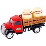 VEHICLE FARMING TRUCK METALLIC PULL BACK 1:55 12X4,5X6,5CM 4DES LUNA