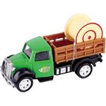 VEHICLE FARMING TRUCK METALLIC PULL BACK 1:55 12X4,5X6,5CM 4DES LUNA