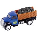 VEHICLE FARMING TRUCK METALLIC PULL BACK 1:55 12X4,5X6,5CM 4DES LUNA