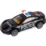 VEHICLE POLICE METALLIC PULL BACK 1:55 12X4,5X6,5CM 6DES LUNA