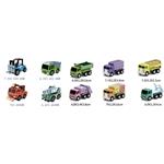 Die Cast Construction Car Pull Back Luna Toys 9x9x6cm. 10 Designs