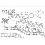 PAINTING BLOCK THE LITTLIES ΒΟΥ 23X33 40SH STICKERS-STENCIL-2 COLORING PG  2DESIGNS