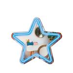 MIRROR NEON LIGHT STAR BLUE 25,7X24,2 MOOD