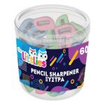 1 HOLE SHARPENER PLASTIC 35X20X15mm 3COLORS THE LITTLIES