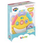 Rattle Tambourine Luna Toys with music & light 13x5,7x18cm. 2 Colors