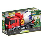 CONCRETE MIXER TRUCK 1:14 FRICTION 31Χ12Χ18CM WITH  SOUND & LIGHT LUNA