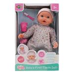 BABY DOLL 40CM INTERACTIVE WITH TEETH GROWING LUNA