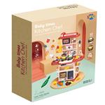 KITCHEN PLAY SET 74CM W/LIGHT&MUSIC&MIST SPRAY 48X12,5X39CM LUNA