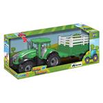 Tractor Friction Luna Toys with high trailer and sound 48x12,8x15,5cm.