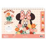 PAINTING BLOCK MINNIE 23X33 40SH  STICKERS-STENCIL-2 COLORING PG  2DESIGNS.