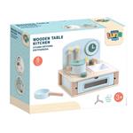 WOODEN TABLE KITCHEN SET 8PCS 29,5X22,5X25,5CM LUNA