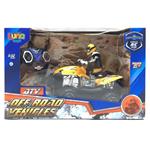 Quad Bike Remote Control with Rider Luna Toys 1:12, 27Mhz 20,3x12x16cm 2 Colours