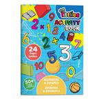 ACTIVITY BOOK NUMBERS AND SHAPES A4 24PAGES WITH STICKERS THE LITTLIES