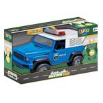 Car Off-Road Police 1:16 Friction Luna Toys with sound and light 28,5x12,5x17,5cm.