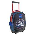Σχολική Τσάντα Τρόλεϊ Δημοτικού NASA Space Expeditions 3 Θήκες