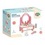 WOODEN BEAUTY SALON SET 8PCS 28,2X19,5X35,5CM LUNA