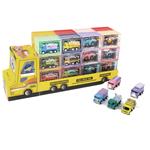 Όχημα Κατασκευαστικό Pull Back Luna Toys Μεταλλικό 9x9x6 εκ. 10 σχέδια